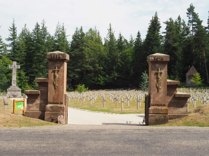 Military cemetry of Wettstein, Elzas (Frankrijk)